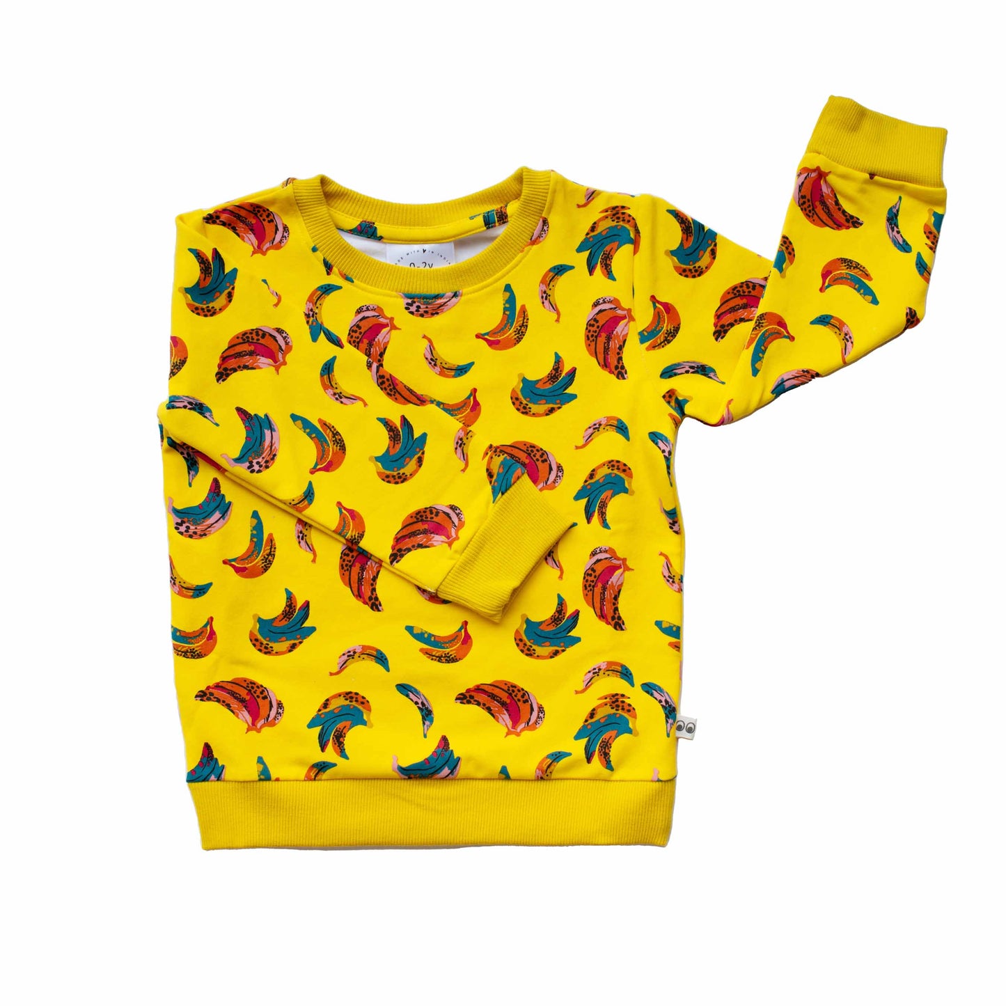 Going Bananas Cotton Fleece Lined Unisex Sweatshirt